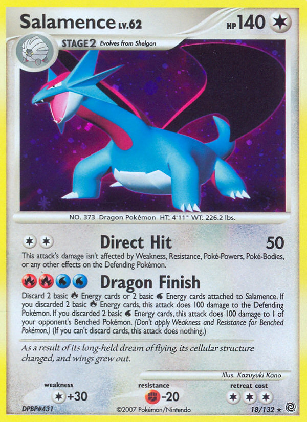 Salamence (18/132) [Diamond & Pearl: Secret Wonders] Pokémon