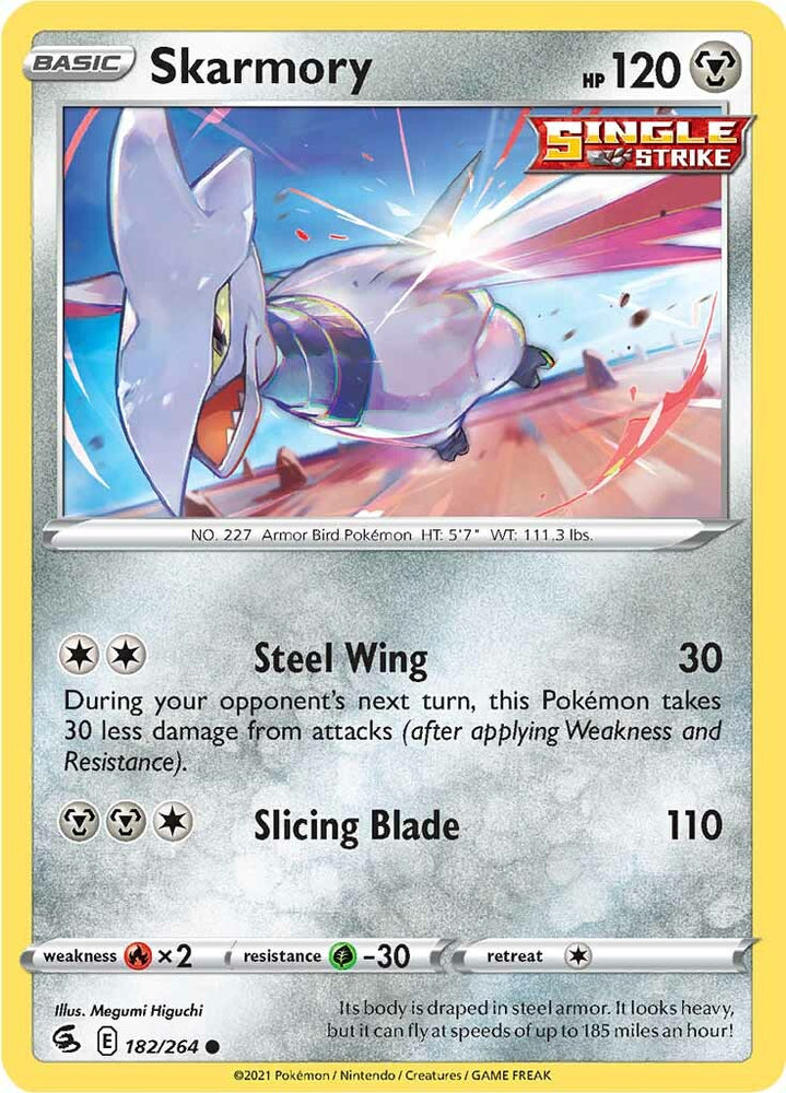 Skarmory (182/264) [Sword & Shield: Fusion Strike] Pokémon