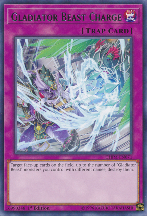 Gladiator Beast Charge [CHIM-EN071] Rare Yu-Gi-Oh!