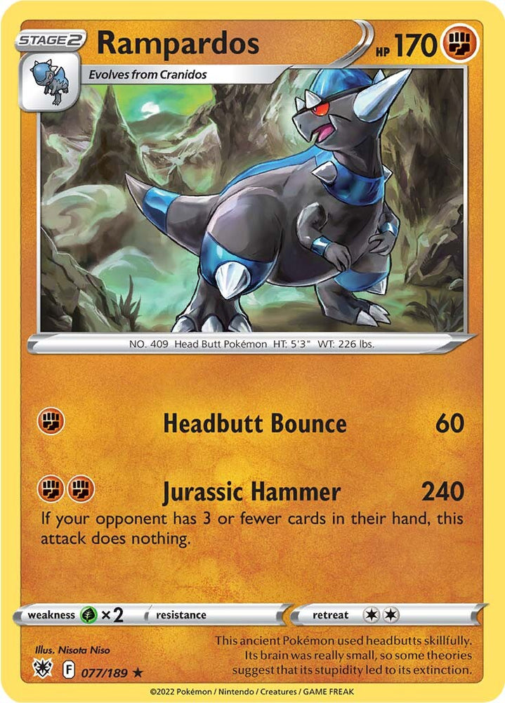 Rampardos (077/189) [Sword & Shield: Astral Radiance] Pokémon