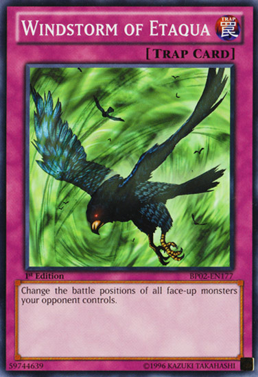 Windstorm of Etaqua [BP02-EN177] Mosaic Rare Yu-Gi-Oh!
