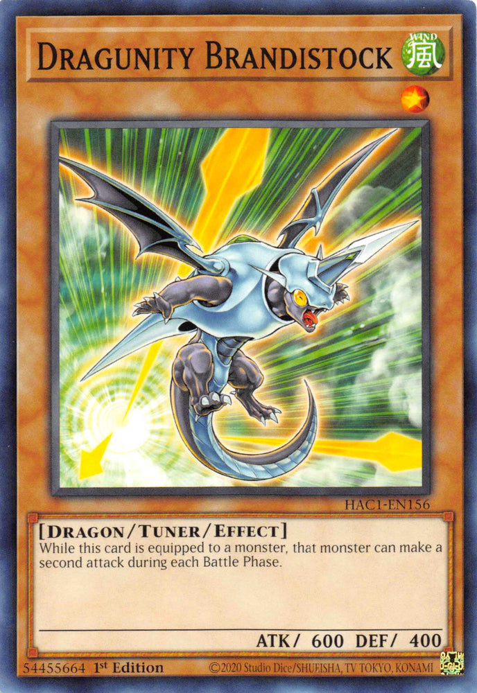 Dragunity Brandistock [HAC1-EN156] Common Yu-Gi-Oh!