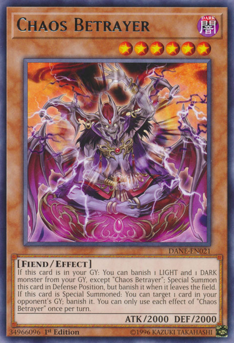 Chaos Betrayer [DANE-EN021] Rare Yu-Gi-Oh!