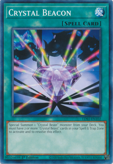 Crystal Beacon [LDS1-EN102] Common Yu-Gi-Oh!