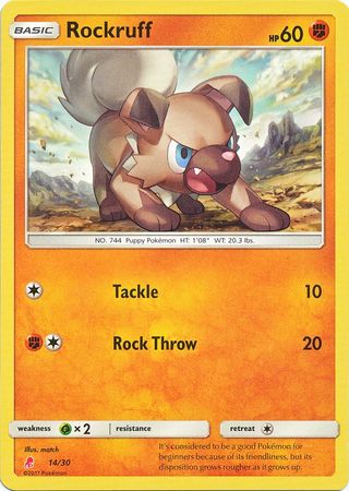 Rockruff (14/30) [Sun & Moon: Trainer Kit - Lycanroc] Pokémon