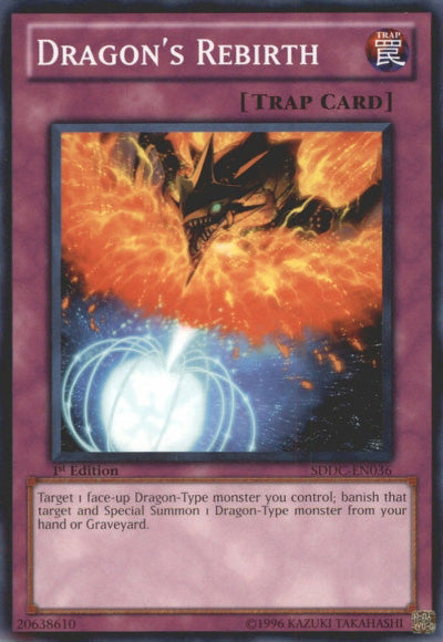 Dragon's Rebirth [SDDC-EN036] Common Yu-Gi-Oh!