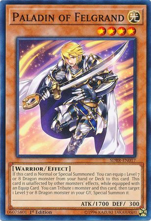 Paladin of Felgrand [SDRR-EN017] Common Yu-Gi-Oh!