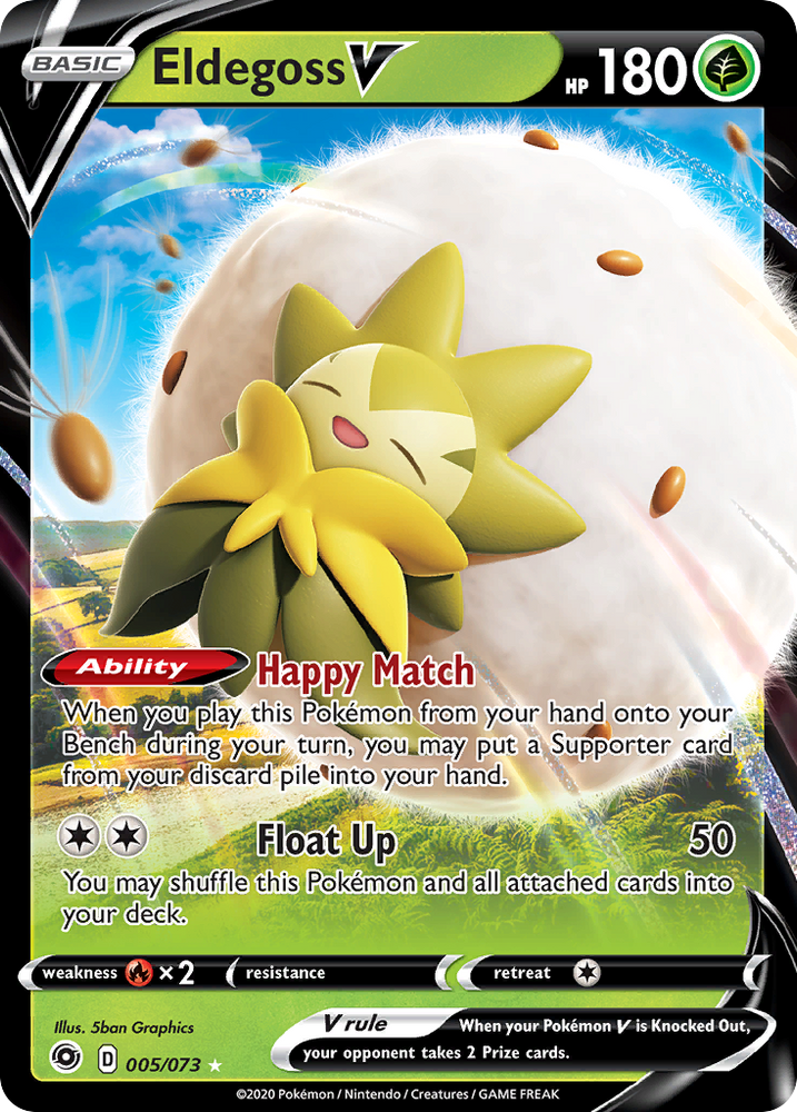 Eldegoss V (005/073) [Sword & Shield: Champion's Path] Pokémon