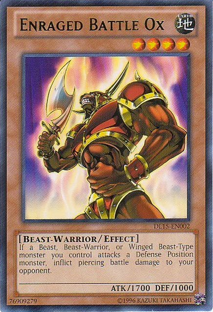 Enraged Battle Ox (Green) [DL15-EN002] Rare Yu-Gi-Oh!