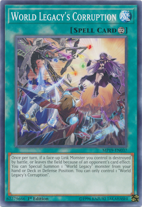 World Legacy's Corruption [MP19-EN037] Common Yu-Gi-Oh!