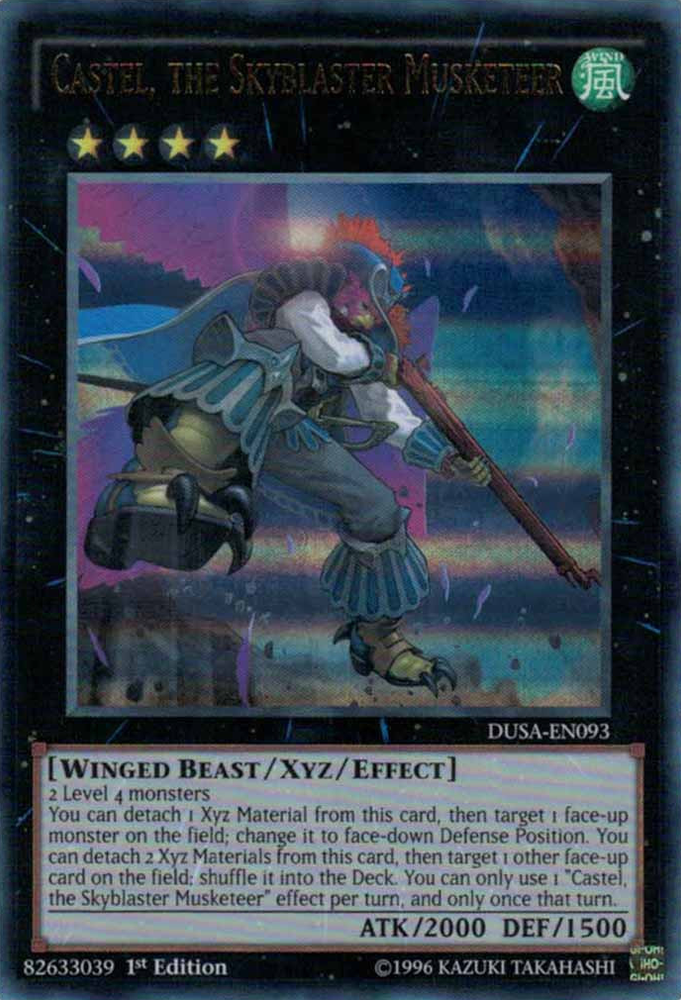 Castel, the Skyblaster Musketeer [DUSA-EN093] Ultra Rare Yu-Gi-Oh!