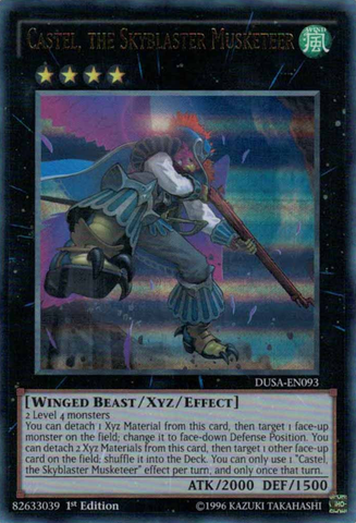 Castel, the Skyblaster Musketeer [DUSA-EN093] Ultra Rare Yu-Gi-Oh!