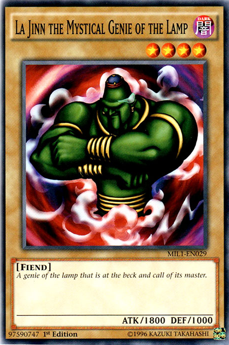 La Jinn the Mystical Genie of the Lamp [MIL1-EN029] Common Yu-Gi-Oh!