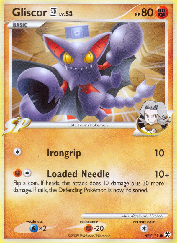 Gliscor (62/111) [Platinum: Rising Rivals] Pokémon