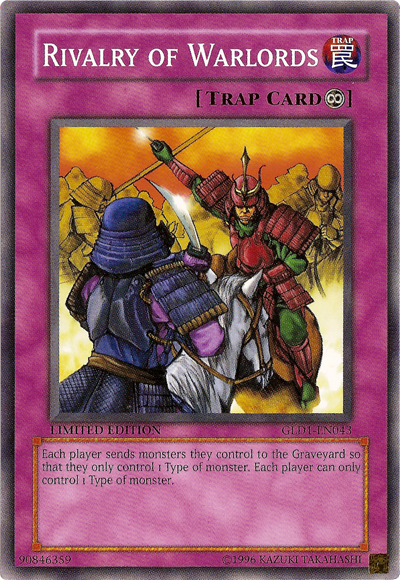 Rivalry of Warlords [GLD1-EN043] Common Yu-Gi-Oh!