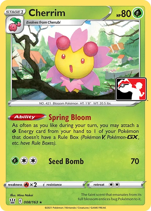 Cherrim (008/163) [Prize Pack Series One] Pokémon