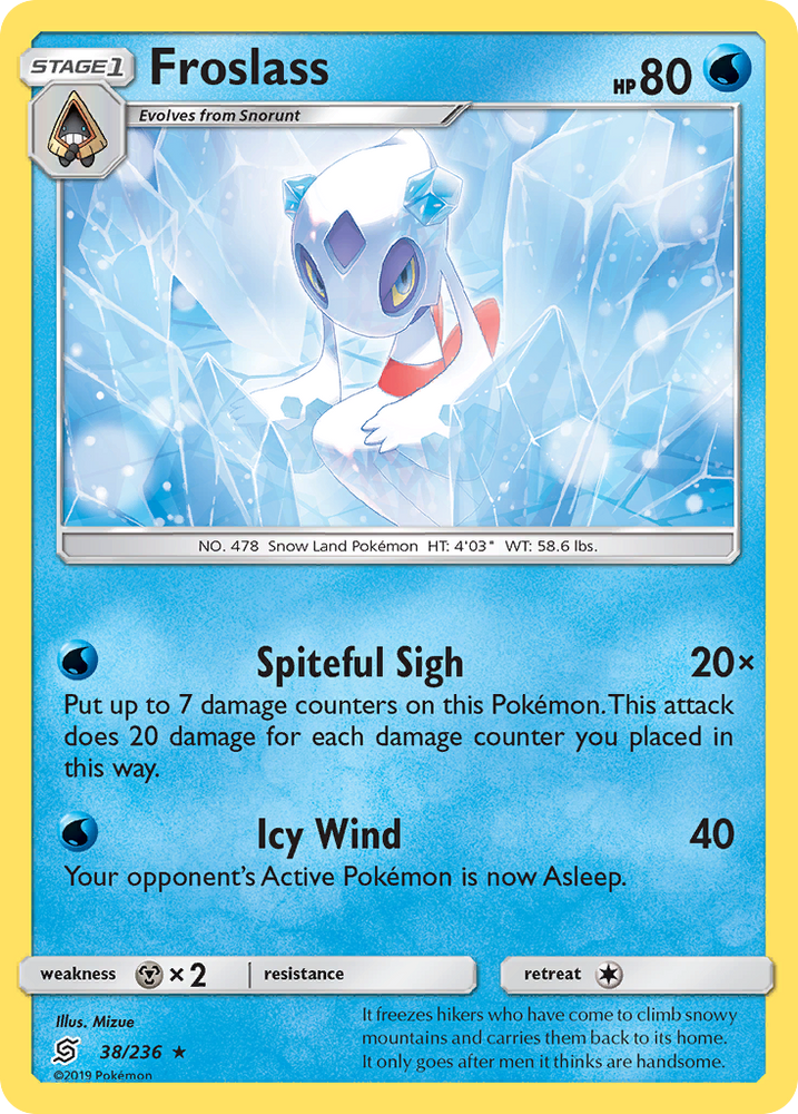 Froslass (38/236) [Sun & Moon: Unified Minds] Pokémon