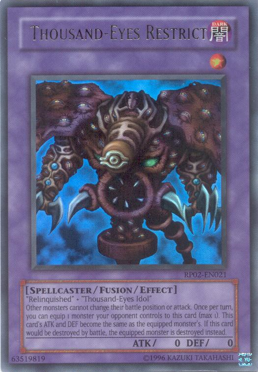 Thousand-Eyes Restrict [RP02-EN021] Ultra Rare Yu-Gi-Oh!