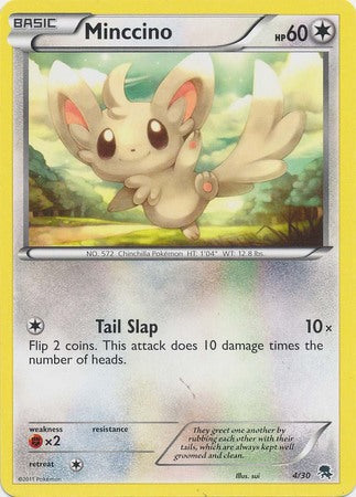 Minccino (4/30) [Black & White: Trainer Kit - Zoroark] Pokémon