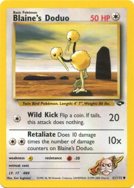 Blaine's Doduo (61/132) [Gym Challenge Unlimited] Pokémon