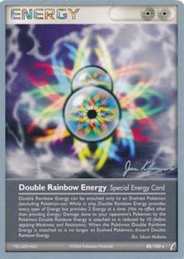 Double Rainbow Energy (88/100) (Psychic Lock - Jason Klaczynski) [World Championships 2008] Pokémon