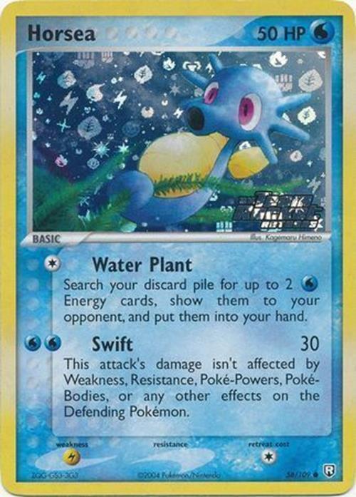 Horsea (58/109) (Stamped) [EX: Team Rocket Returns] Pokémon