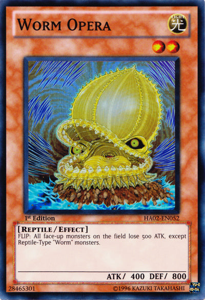 Worm Opera [HA02-EN052] Super Rare Yu-Gi-Oh!
