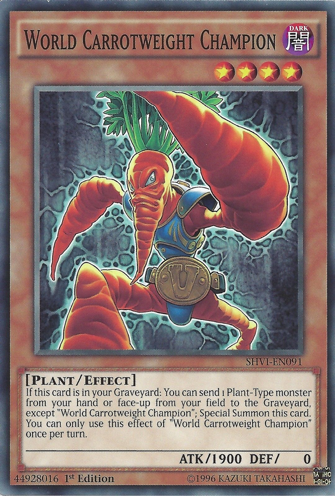 World Carrotweight Champion [SHVI-EN091] Common Yu-Gi-Oh!