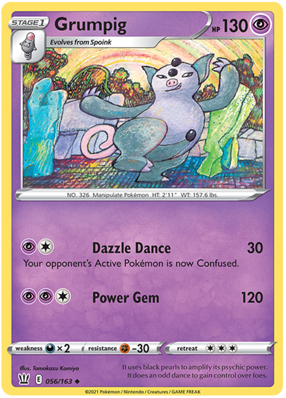Grumpig (056/163) [Sword & Shield: Battle Styles] Pokémon