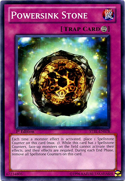 Powersink Stone [STBL-EN078] Common Yu-Gi-Oh!