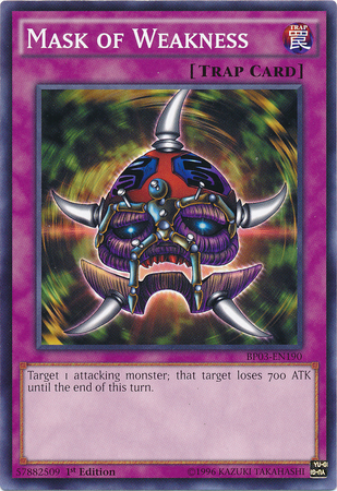 Mask of Weakness [BP03-EN190] Common Yu-Gi-Oh!