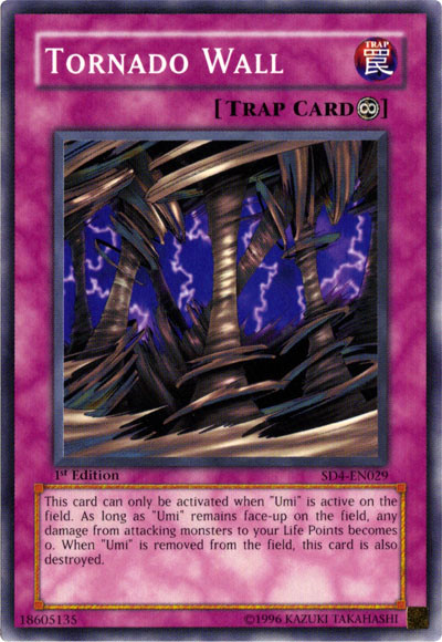 Tornado Wall [SD4-EN029] Common Yu-Gi-Oh!