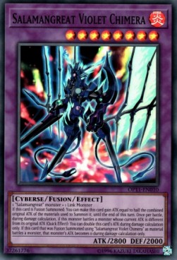 Salamangreat Violet Chimera [OP11-EN010] Super Rare Yu-Gi-Oh!