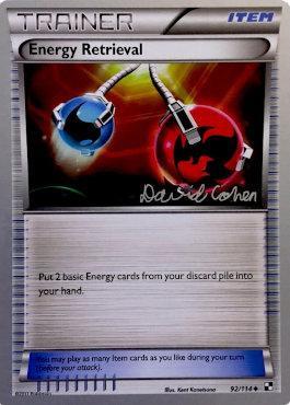 Energy Retrieval (92/114) (Twinboar - David Cohen) [World Championships 2011] Pokémon
