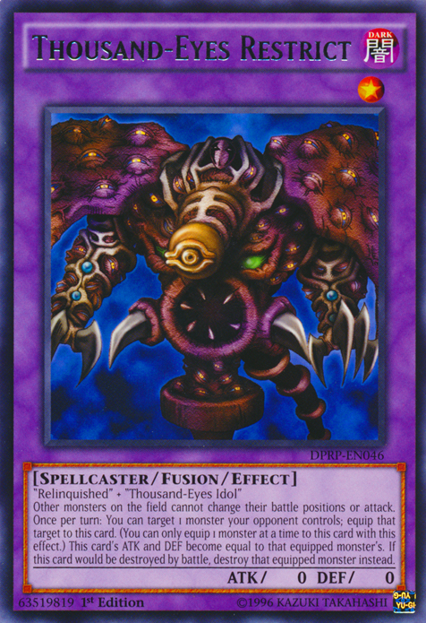 Thousand-Eyes Restrict [DPRP-EN046] Rare Yu-Gi-Oh!