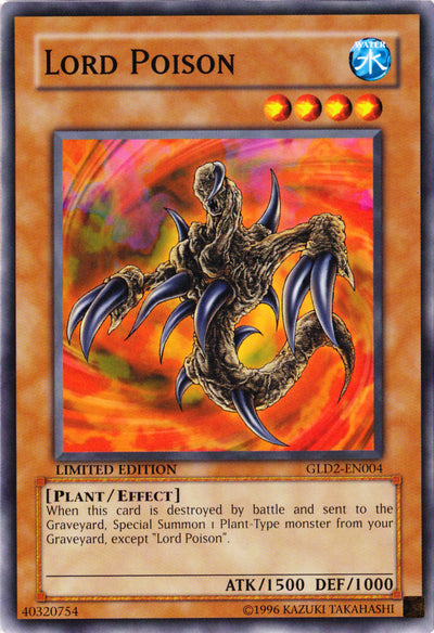 Lord Poison [GLD2-EN004] Common Yu-Gi-Oh!