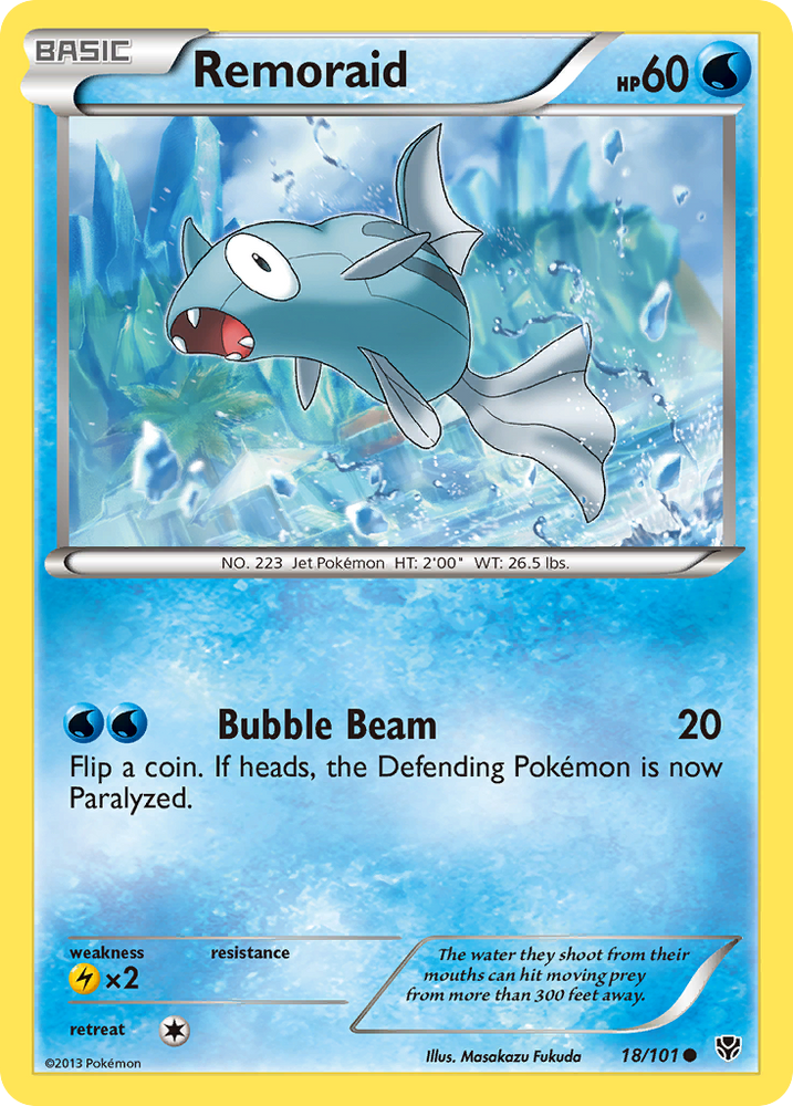Remoraid (18/101) [Black & White: Plasma Blast] Pokémon