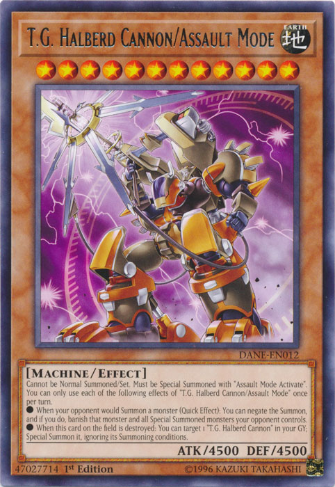 T.G. Halberd Cannon/Assault Mode [DANE-EN012] Rare Yu-Gi-Oh!