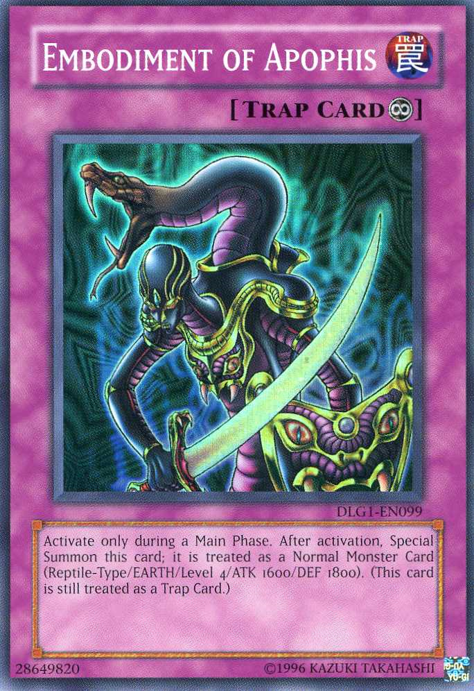 Embodiment of Apophis [DLG1-EN099] Super Rare Yu-Gi-Oh!