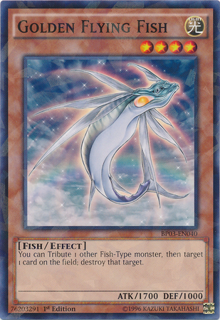 Golden Flying Fish [BP03-EN040] Shatterfoil Rare Yu-Gi-Oh!