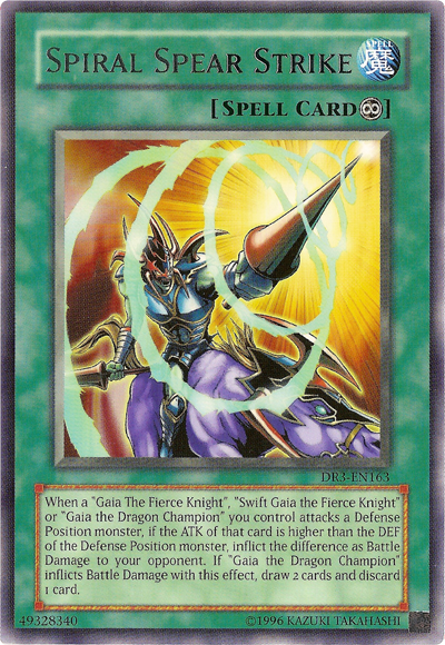 Spiral Spear Strike [DR3-EN163] Rare Yu-Gi-Oh!