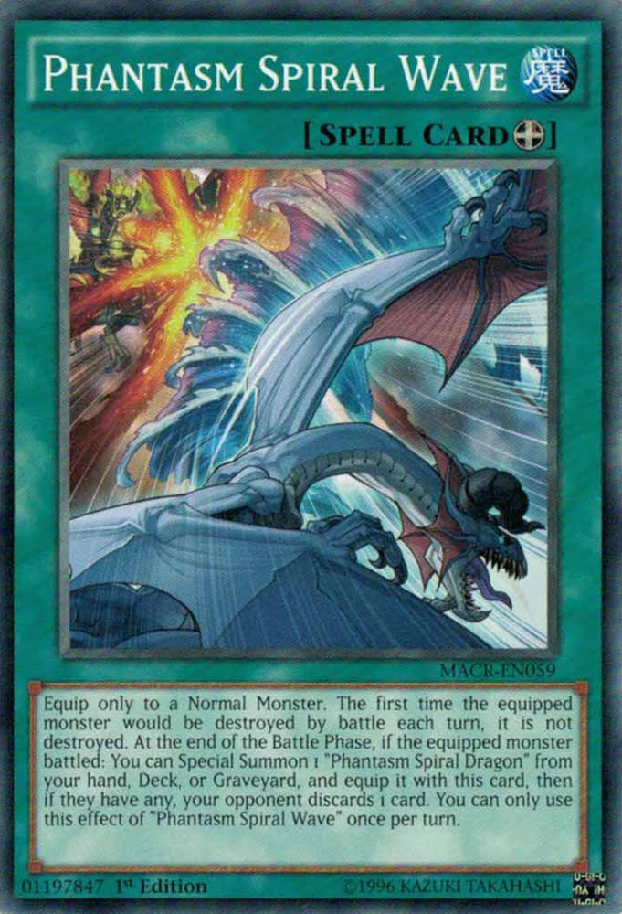 Phantasm Spiral Wave [MACR-EN059] Common Yu-Gi-Oh!