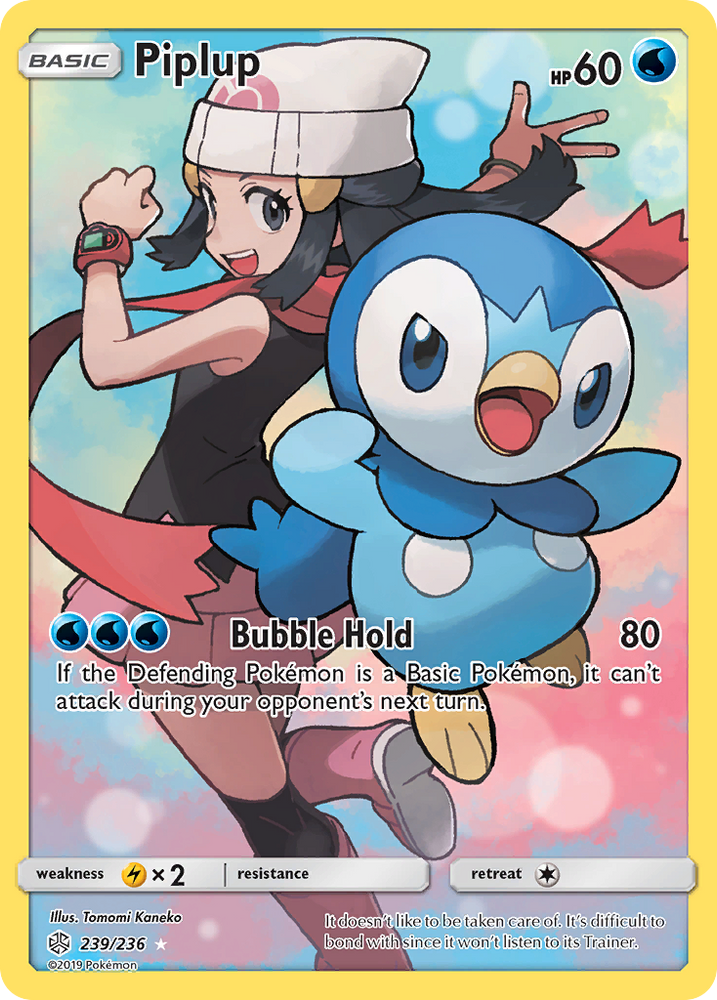 Piplup (239/236) [Sun & Moon: Cosmic Eclipse] Pokémon