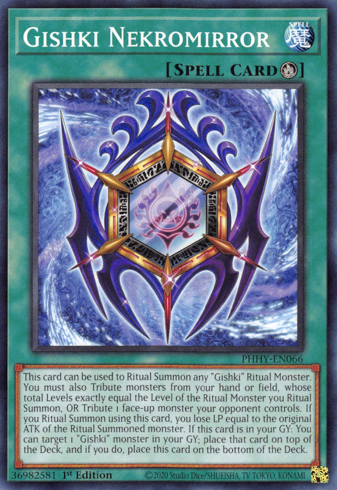 Gishki Nekromirror [PHHY-EN066] Common Yu-Gi-Oh!
