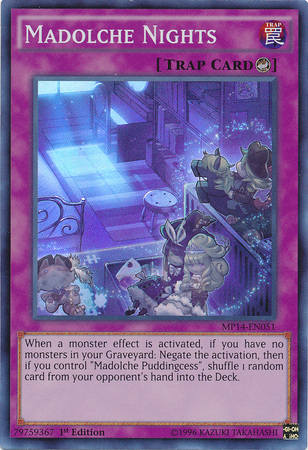 Madolche Nights [MP14-EN051] Super Rare Yu-Gi-Oh!