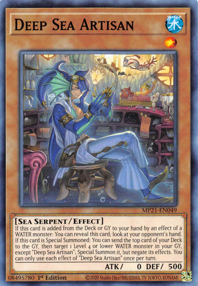 Deep Sea Artisan [MP21-EN049] Common Yu-Gi-Oh!