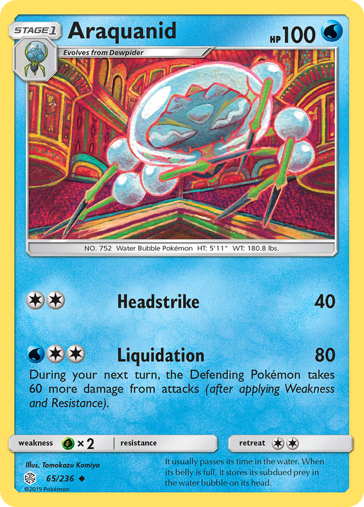 Araquanid (65/236) [Sun & Moon: Cosmic Eclipse] Pokémon