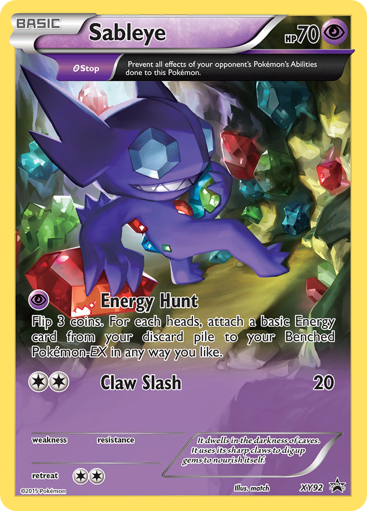 Sableye (XY92) [XY: Black Star Promos] Pokémon