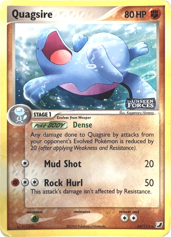Quagsire (44/115) (Stamped) [EX: Unseen Forces] Pokémon