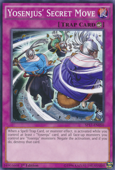 Yosenjus' Secret Move [SP17-EN050] Common Yu-Gi-Oh!